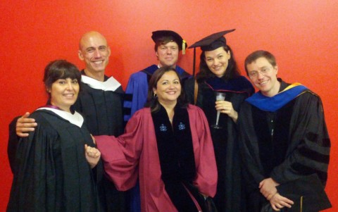 SLAC faculty at Barnard Graduation
